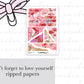 Don't forget to love yourself Full Mini Kit (4 pages)