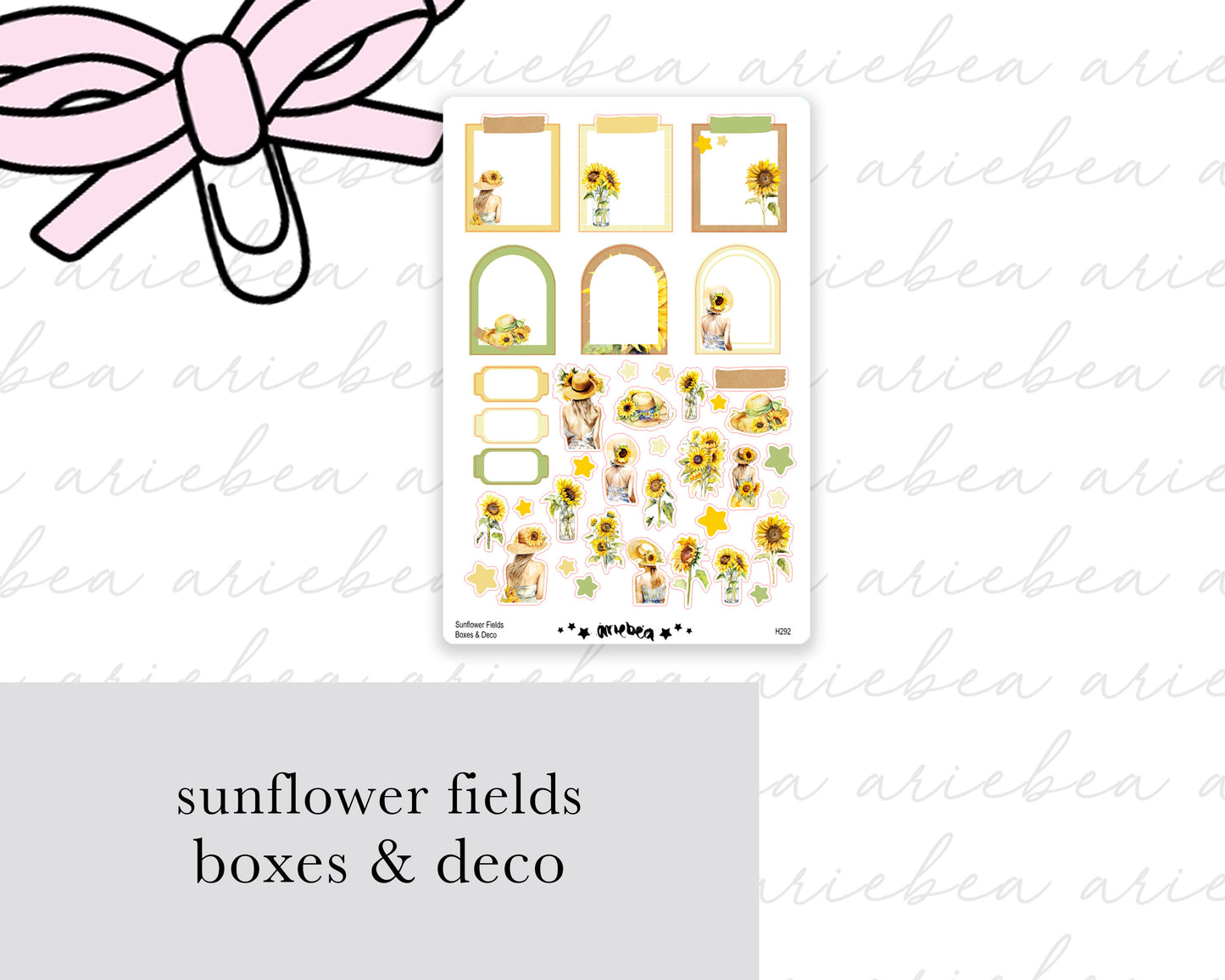 Sunflower Fields Full Mini Kit (4 pages)