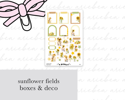Sunflower Fields Boxes & Deco