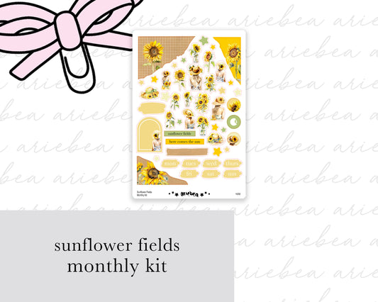 Sunflower Fields Monthly Kit