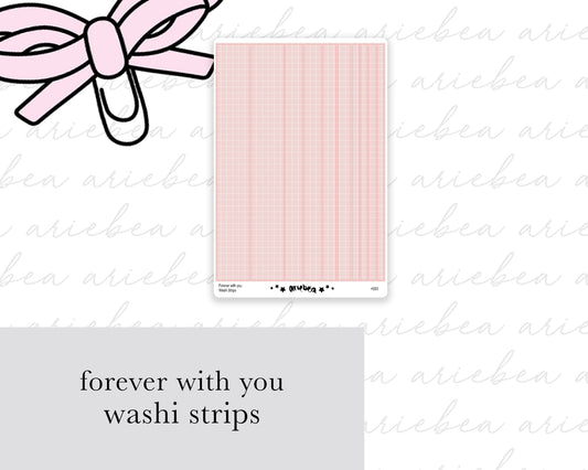 Forever With You Washi Strips