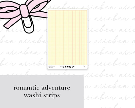 Romantic Adventure Washi Strips
