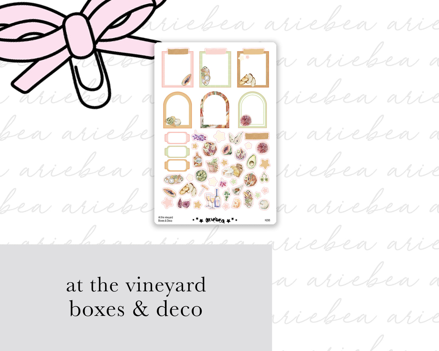 At the Vineyard Full Mini Kit (4 pages)