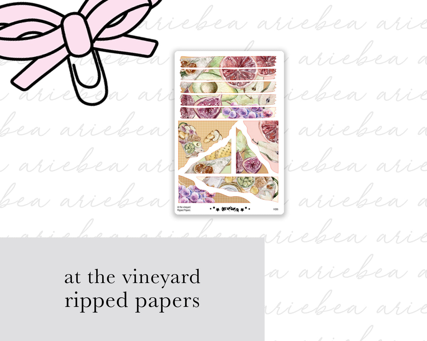 At the Vineyard Full Mini Kit (4 pages)