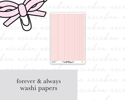 Forever & Always Washi Strips