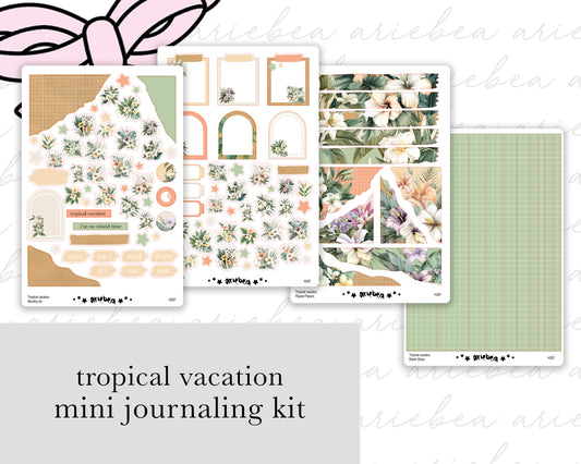 Tropical Vacation Full Mini Kit (4 pages)