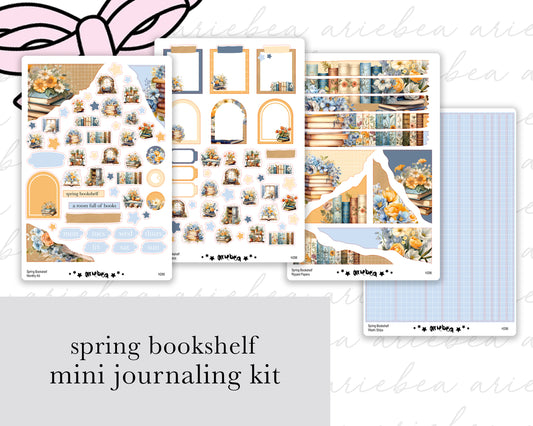 Spring Bookshelf Full Mini Kit (4 pages)