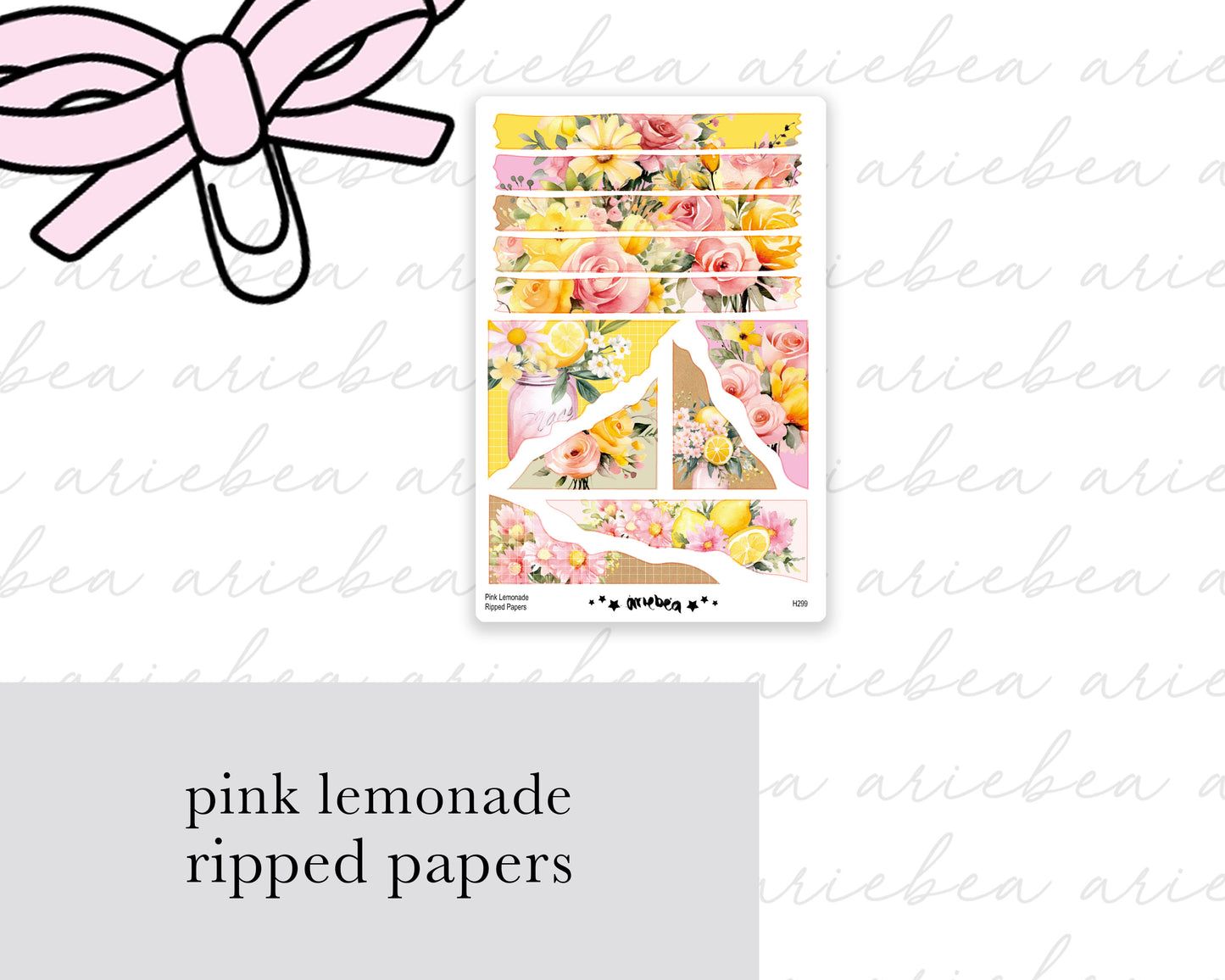 Pink Lemonade Full Mini Kit (4 pages)