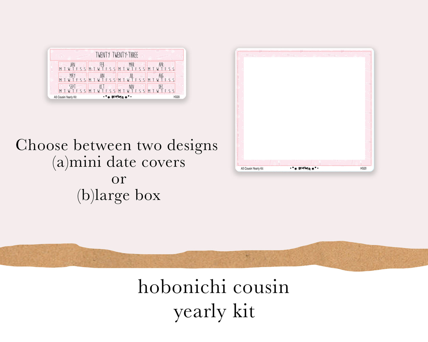 Yearly Kit | Hobonichi Cousin A5 | 2024