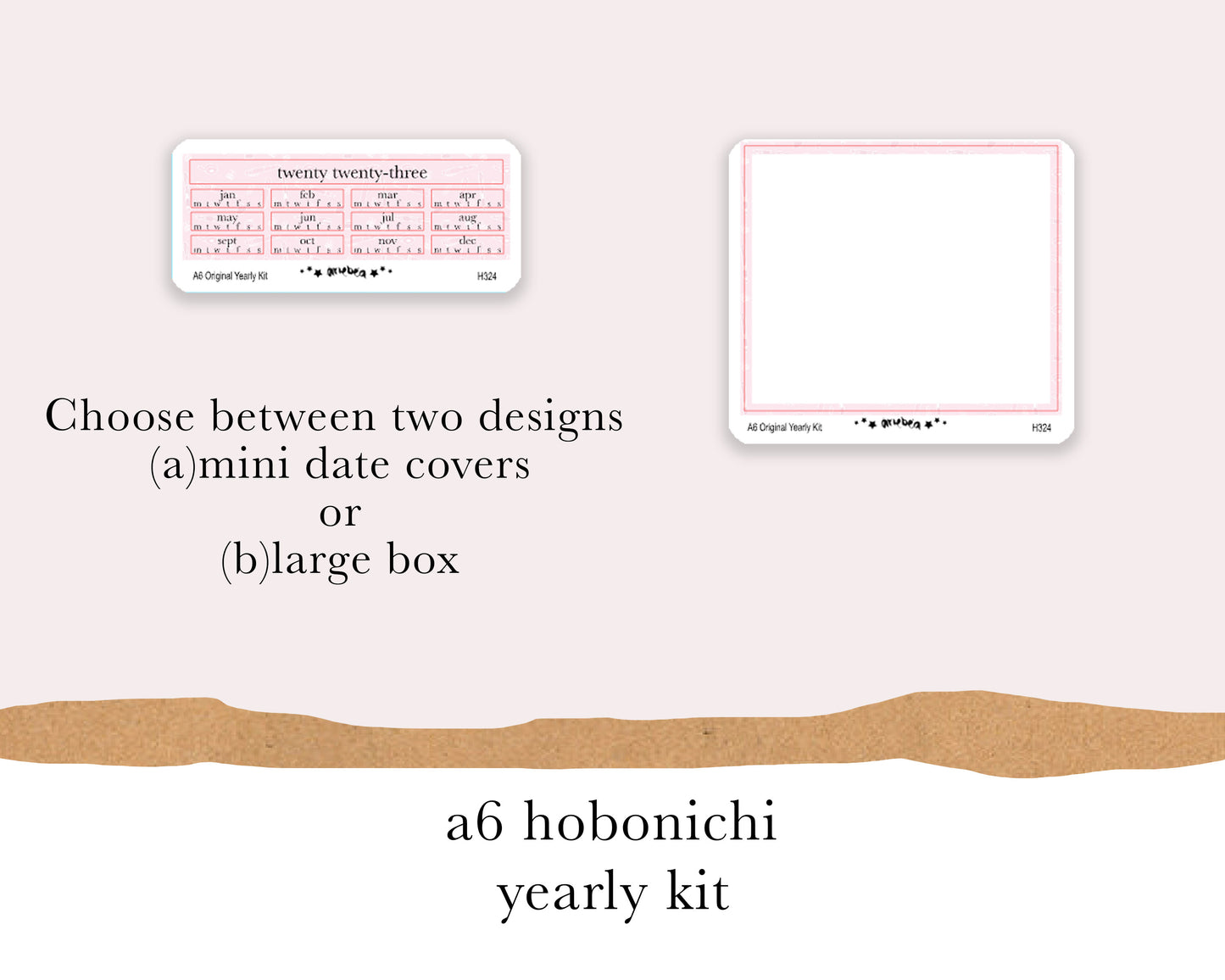 Yearly Kit | Hobonichi A6 | 2024