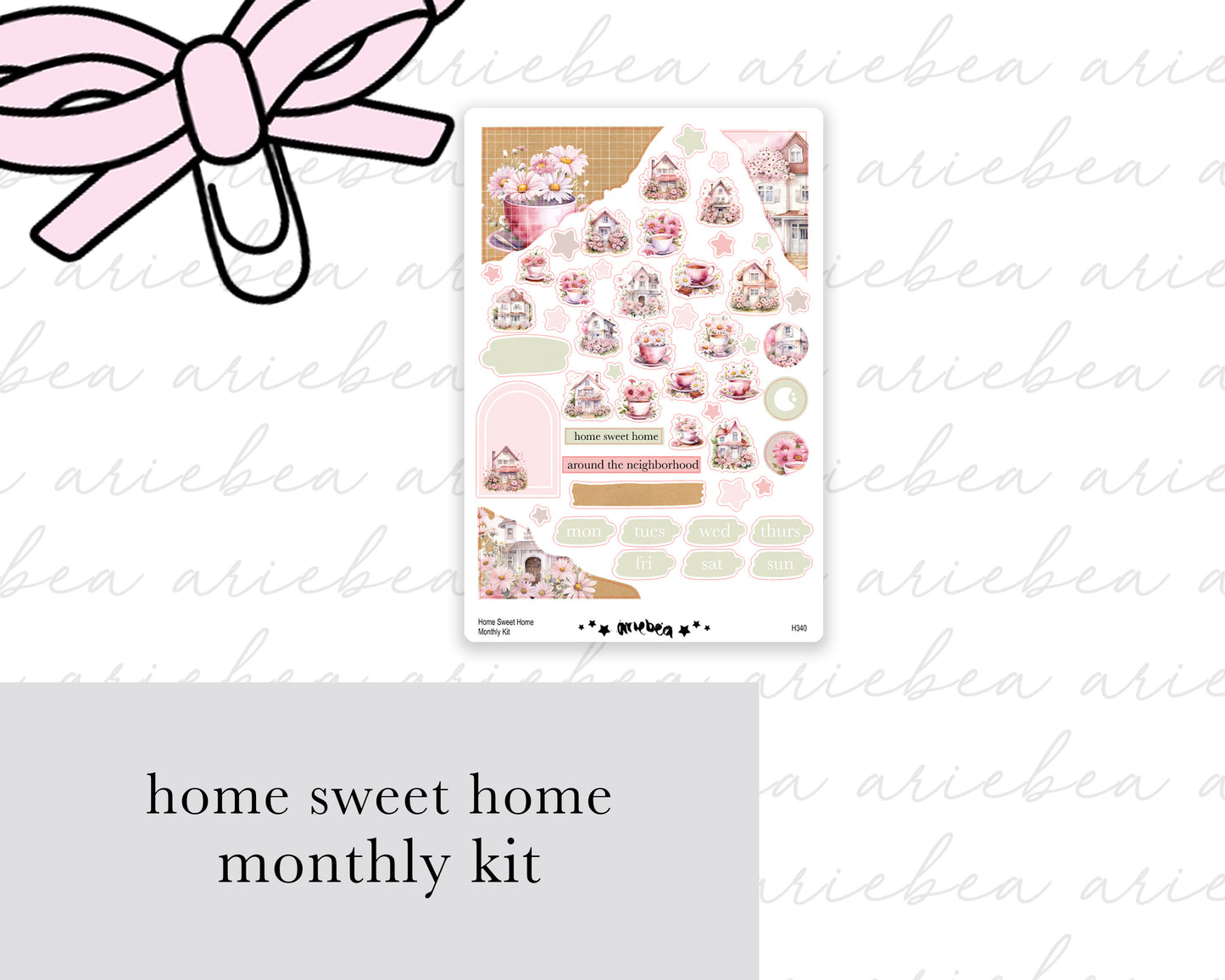 Home Sweet Home Full Mini Kit (4 pages)