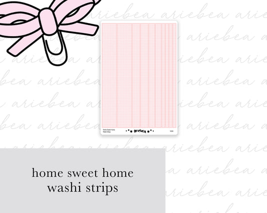 Home Sweet Home Washi Strips