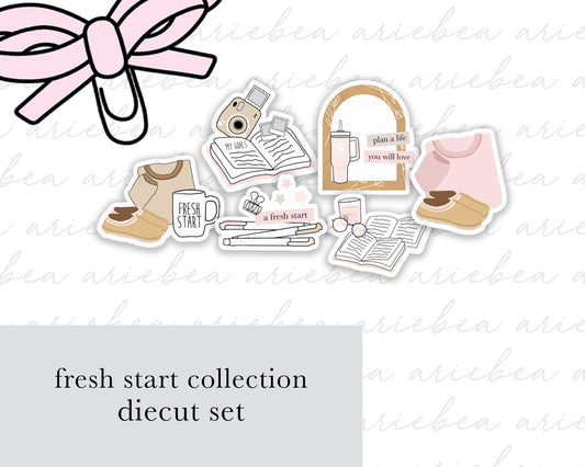 Fresh Start Collection Diecut set of 6