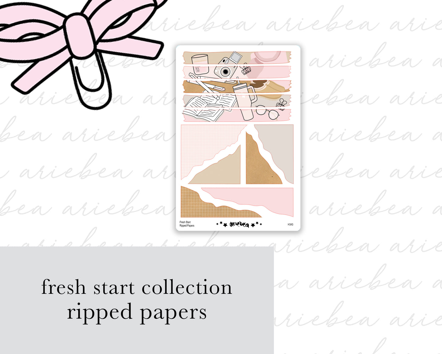 Fresh Start Collection Ripped Paper