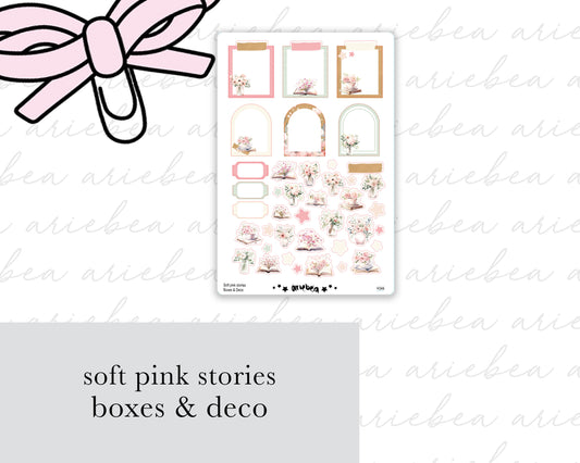 Soft Pink Stories Boxes & Deco