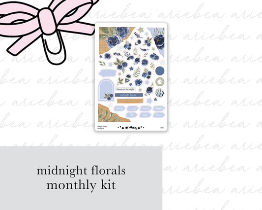 Midnight Florals Monthly Kit