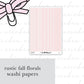 Rustic Fall Florals Full Mini Kit (4 pages)