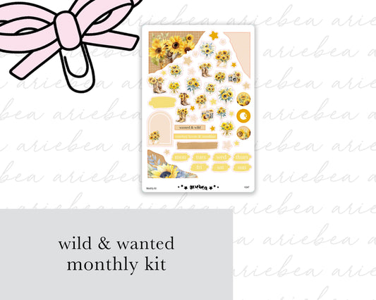 Wanted & Wild Full Mini Kit (4 pages)