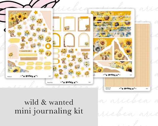 Wanted & Wild Full Mini Kit (4 pages)