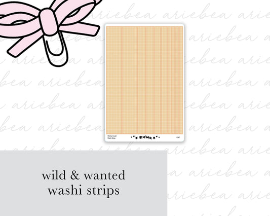 Wanted & Wild Washi Strips