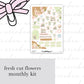 Fresh Cut Flowers Full Mini Kit (4 pages)