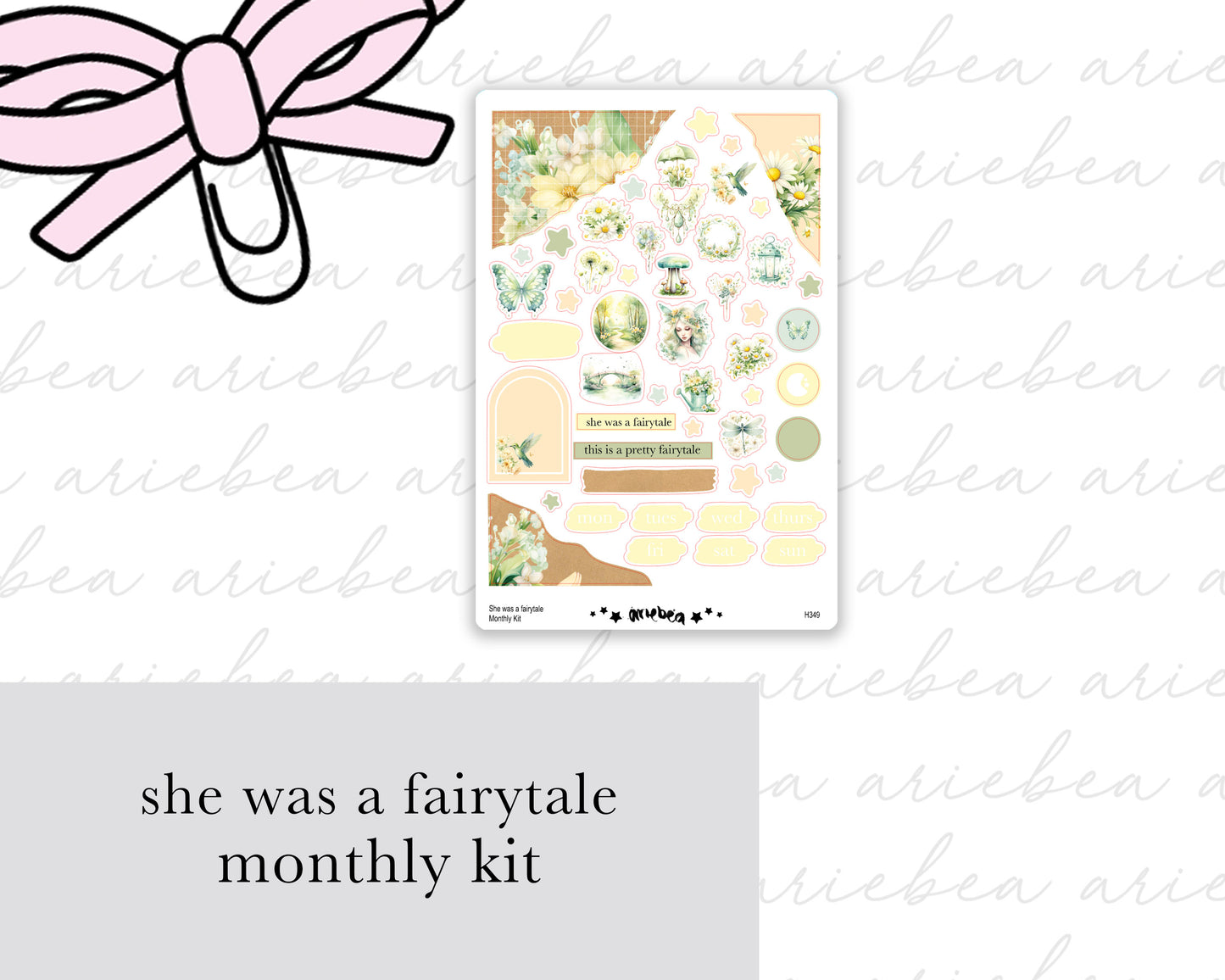 She was a Fairytale Full Mini Kit (4 pages)