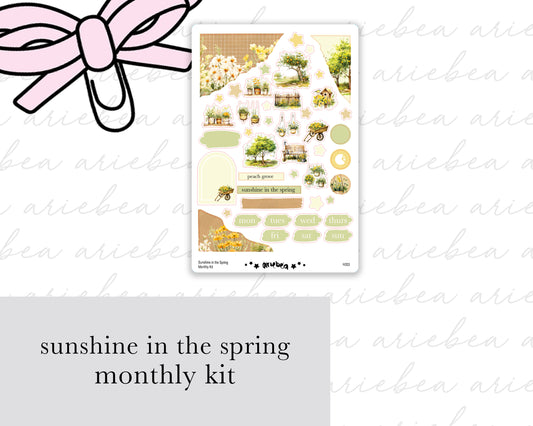 Sunshine in the Spring of books Monthly Kit