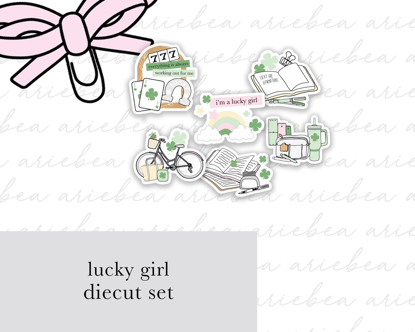 Lucky Girl Collection Diecut set of 6