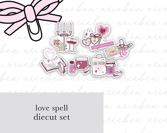 Love Spell Collection Diecut set of 6