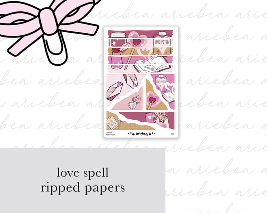 Love Spell Collection Ripped Paper