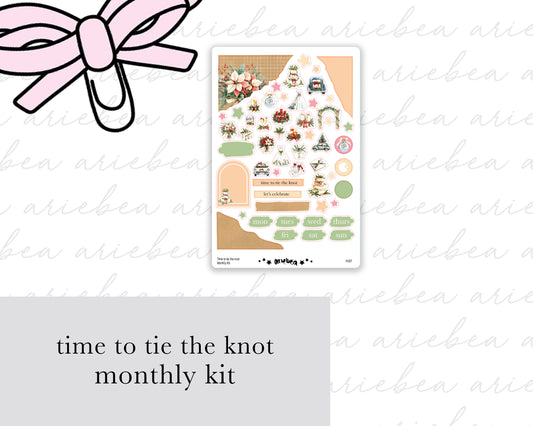 Time to Tie The Knot Monthly Kit