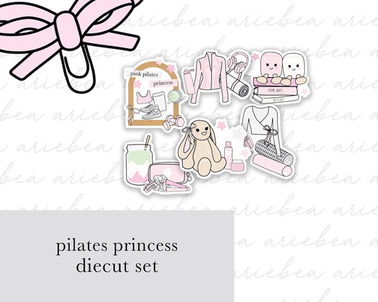 Pilates Princess Collection Diecut set of 6