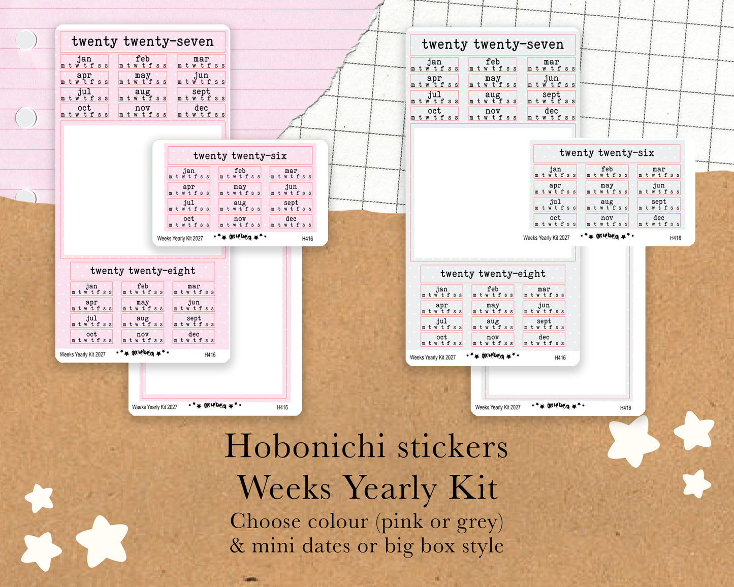 Yearly Kit | Hobonichi Weeks | 2027