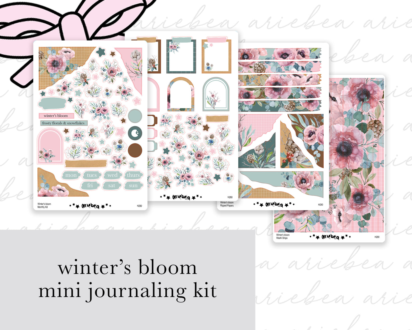 Winters Bloom Full Mini Kit (4 pages)