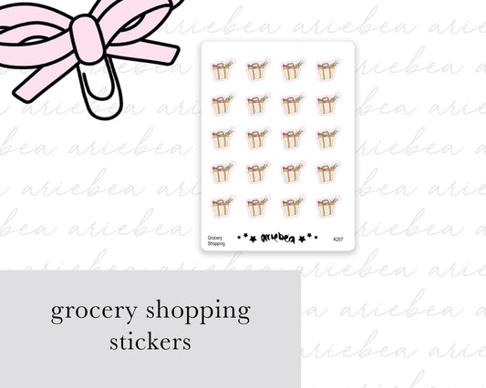 Grocery Shopping Planner Stickers