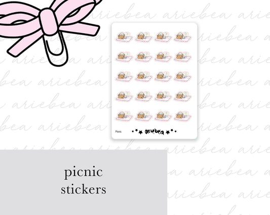 Picnic Planner Stickers