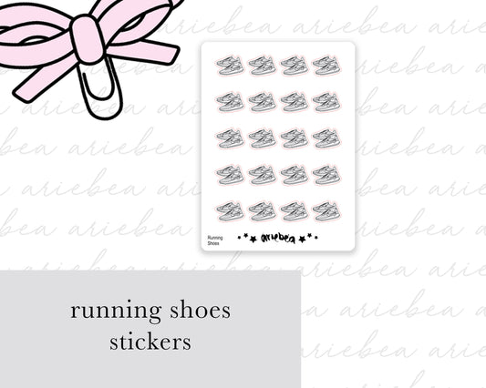 Running Shoes Planner Stickers