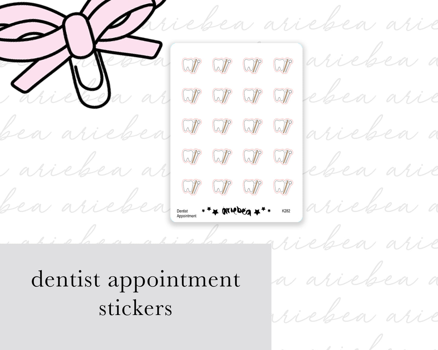 Dentist Appointment Orthodontist Planner Stickers
