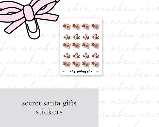 Christmas Gifts Planner Stickers