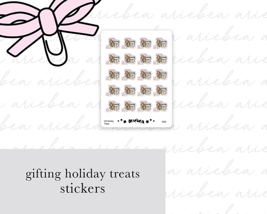 Holiday Gifting Baked Goods Planner Stickers