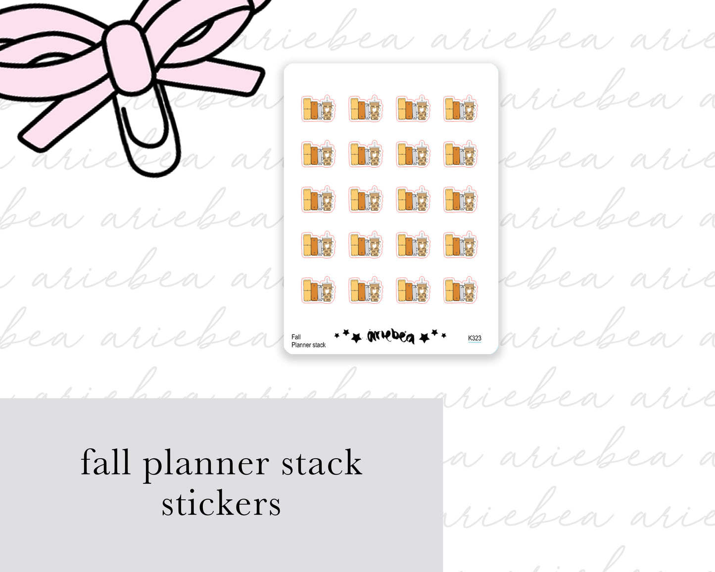 Fall Planner Stack Planner Stickers