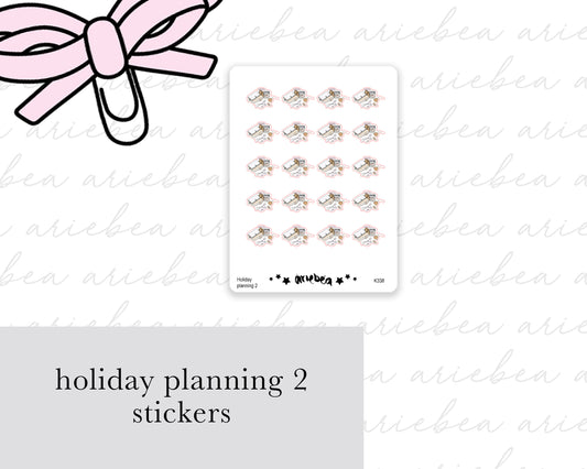 Holiday Planning 2 Planner Stickers