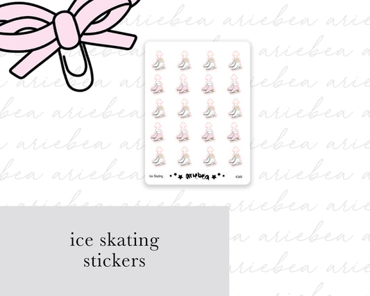 Ice Skating Planner Stickers