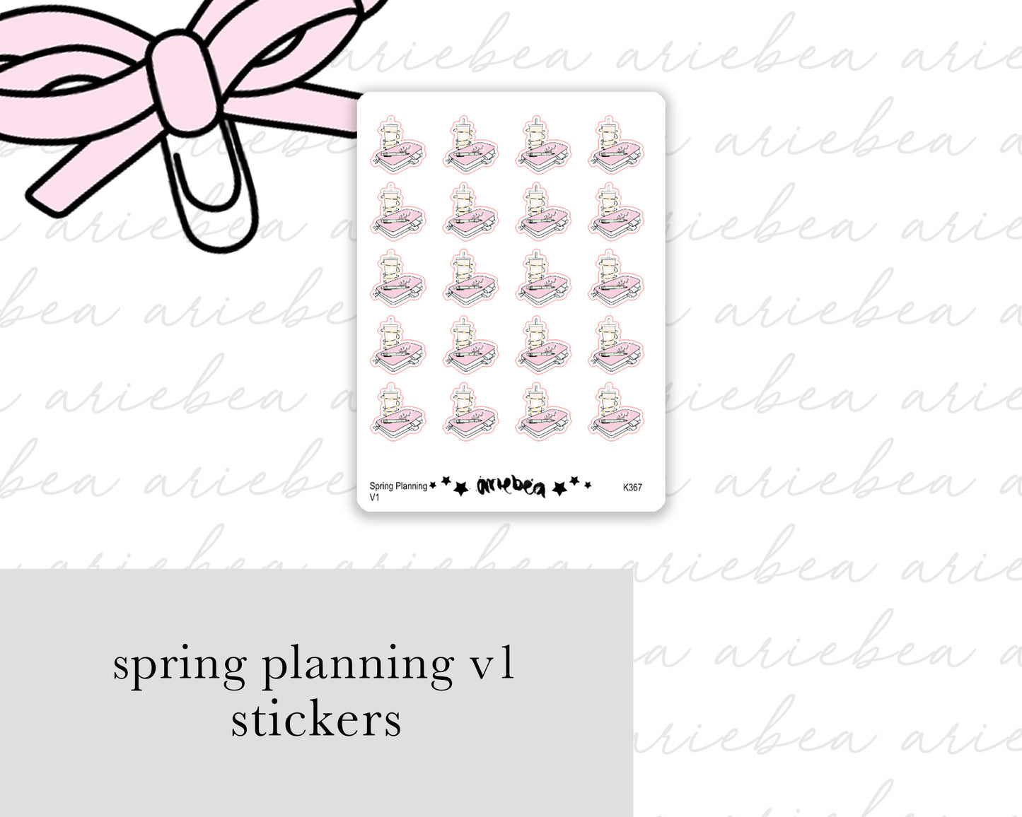 Spring Planning Version 1 Planner Stickers