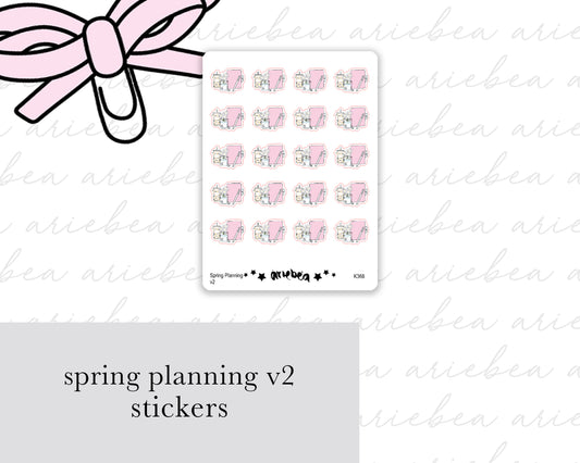 Spring Planning Version 2 Planner Stickers