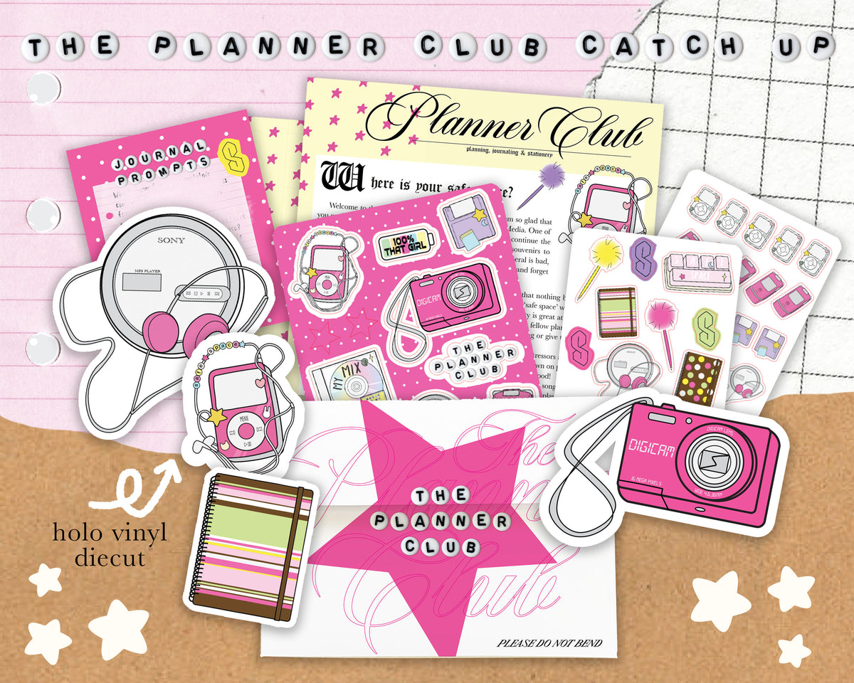 CATCH UP⭐️The Planner Club ⭐️ 002 NOSTALGIC PHYSICAL MEDIA🖊️