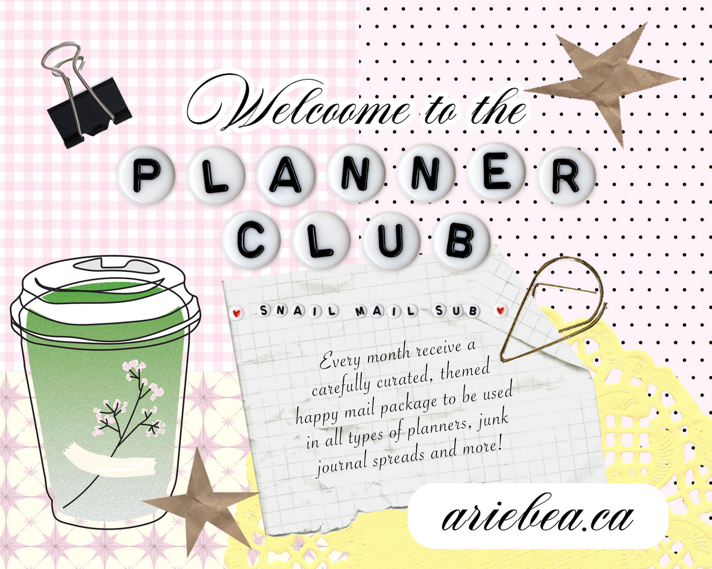 ⭐️The Planner Club ⭐️ Snail Mail Sub🖊️