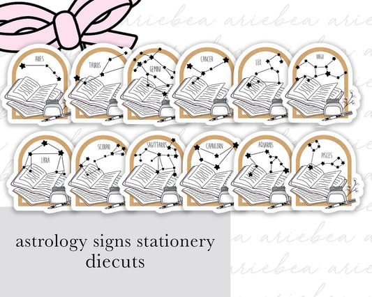 Astrology Constellation Planner Sticker Diecuts