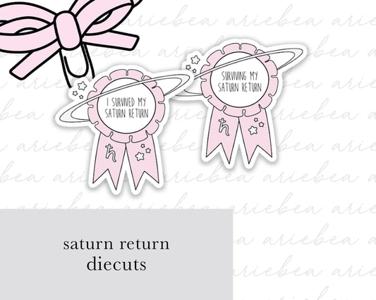 'I Survived My Saturn Return' Award Planner Sticker Diecuts