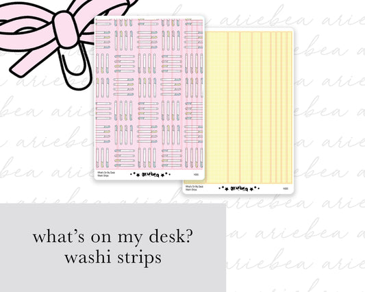 What's On My Desk Collection Washi Strips